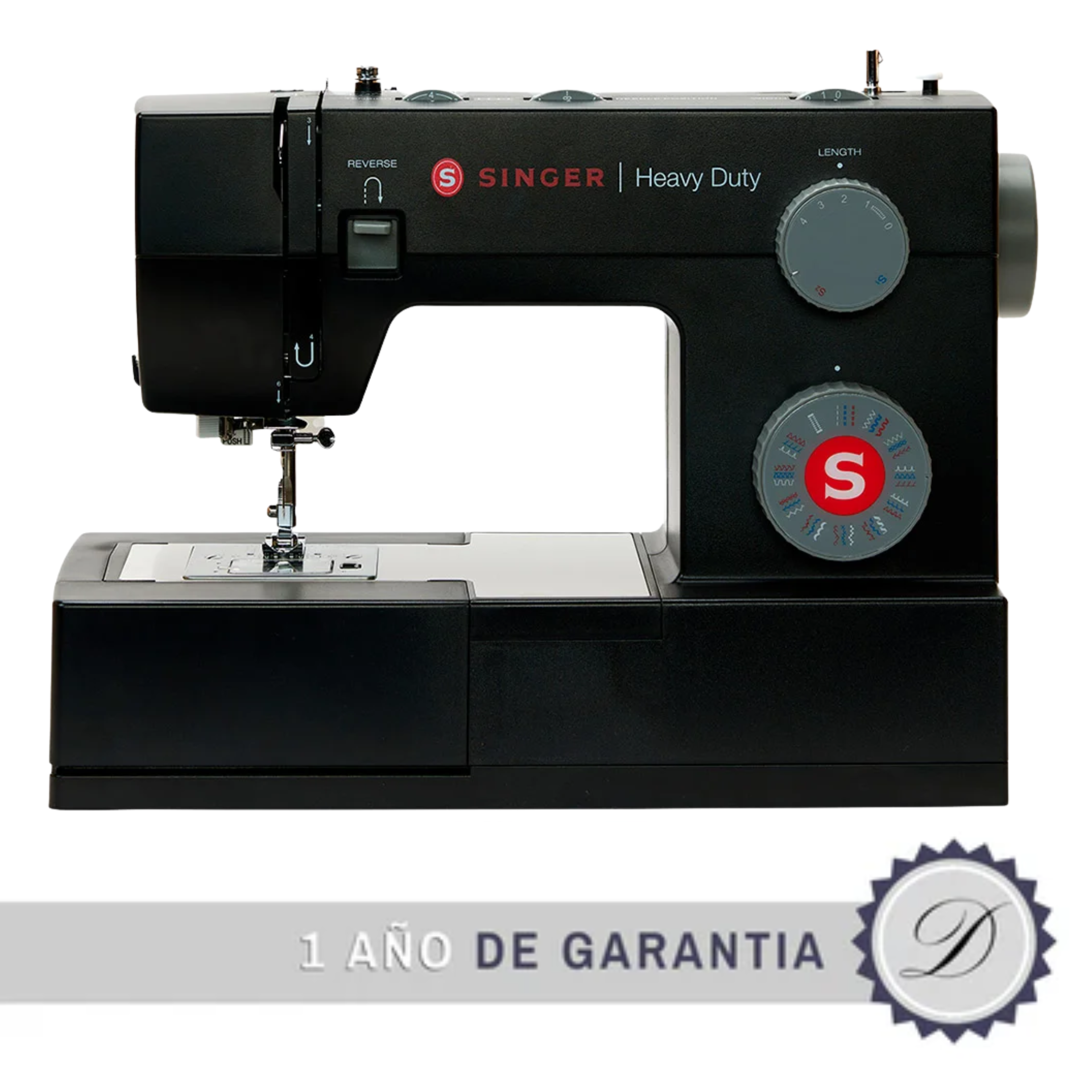 Máquina de Coser Heavy Duty 4432 Black