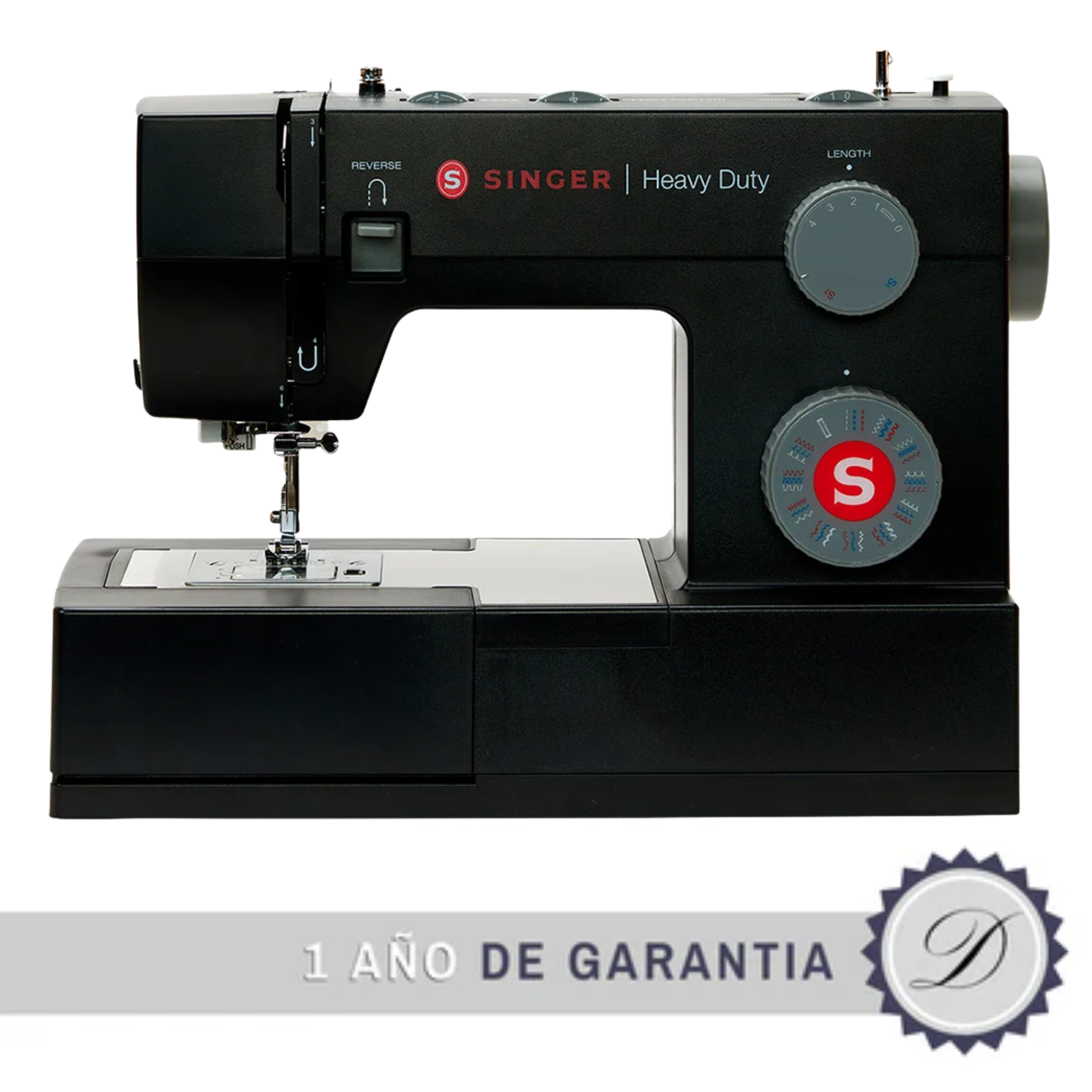 Máquina de Coser Heavy Duty 4432 Black