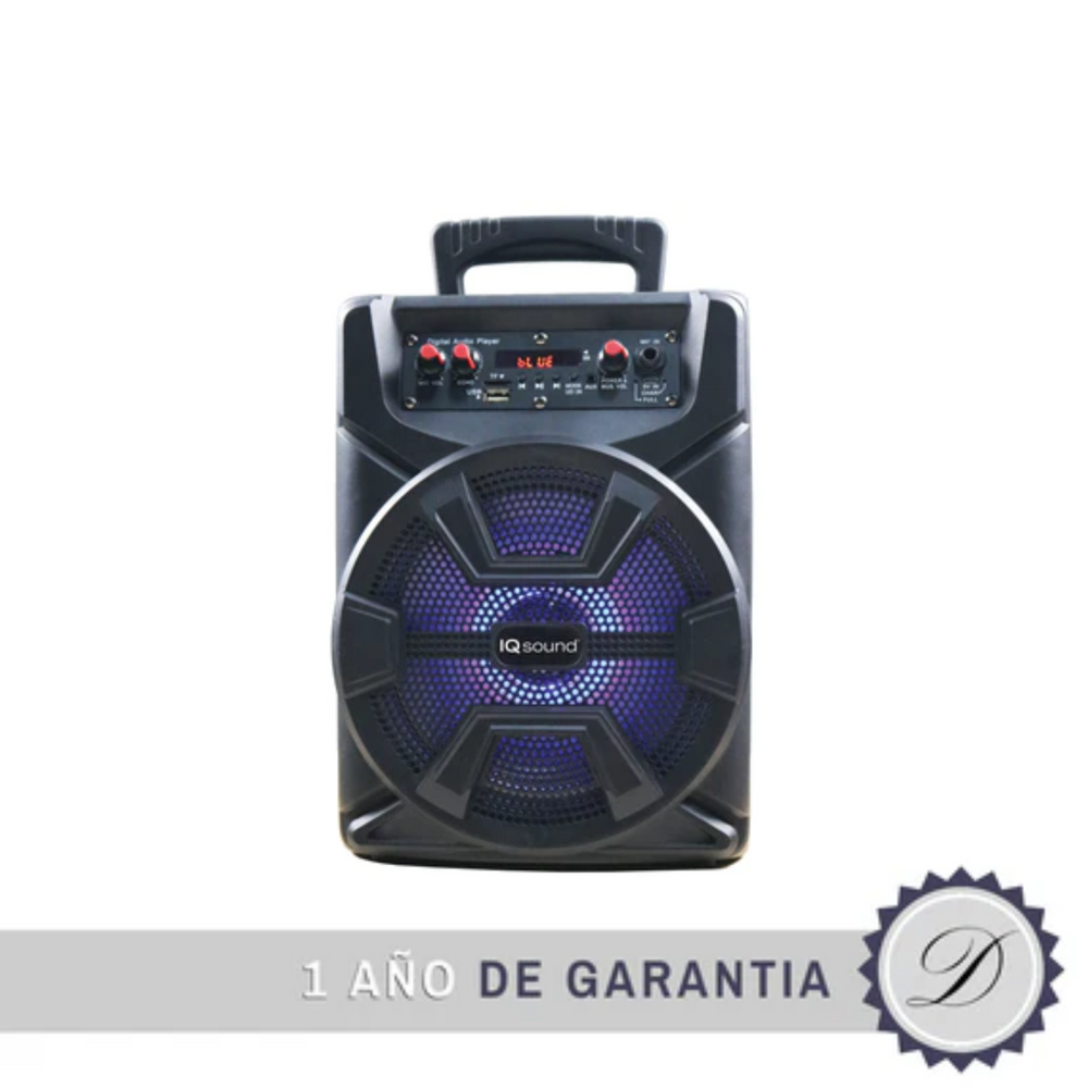 Altavoz Bluetooth con portón trasero de 8”