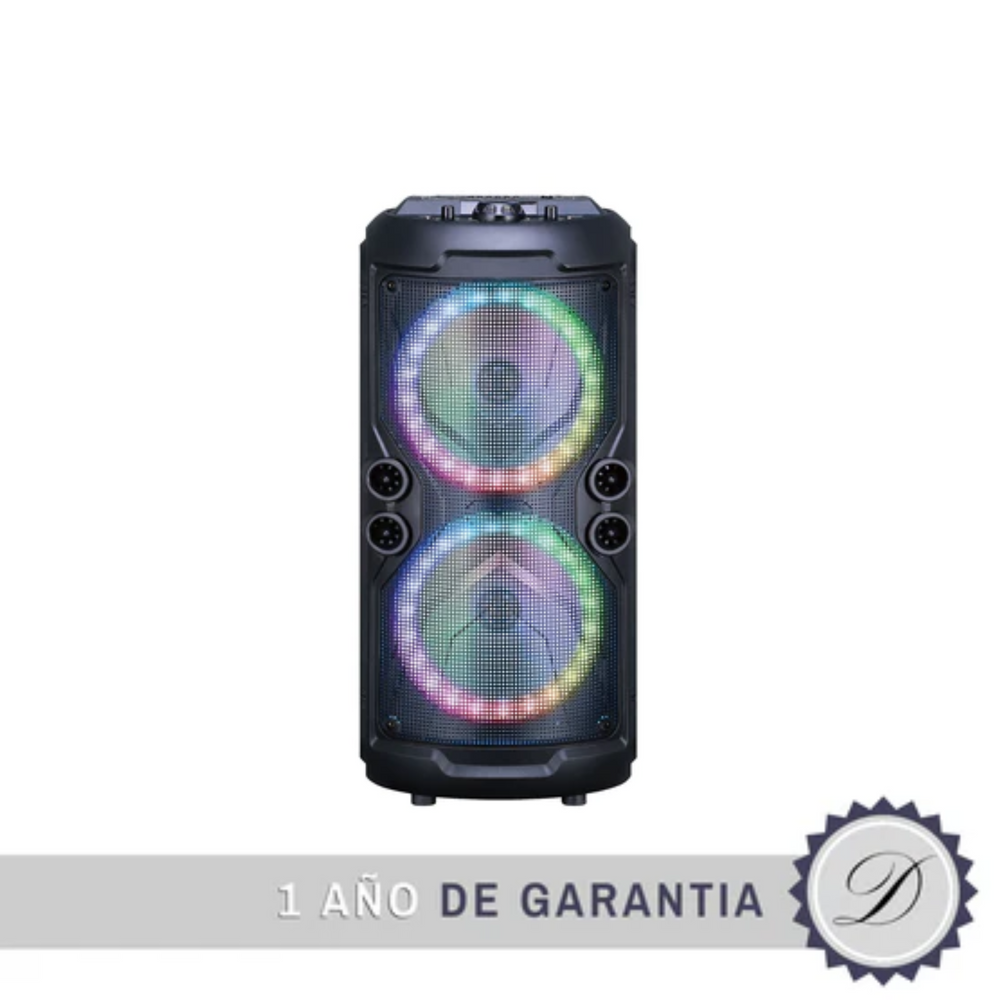 Altavoz Bluetooth® portátil de 2x 8” con verdadera tecnología inalámbrica