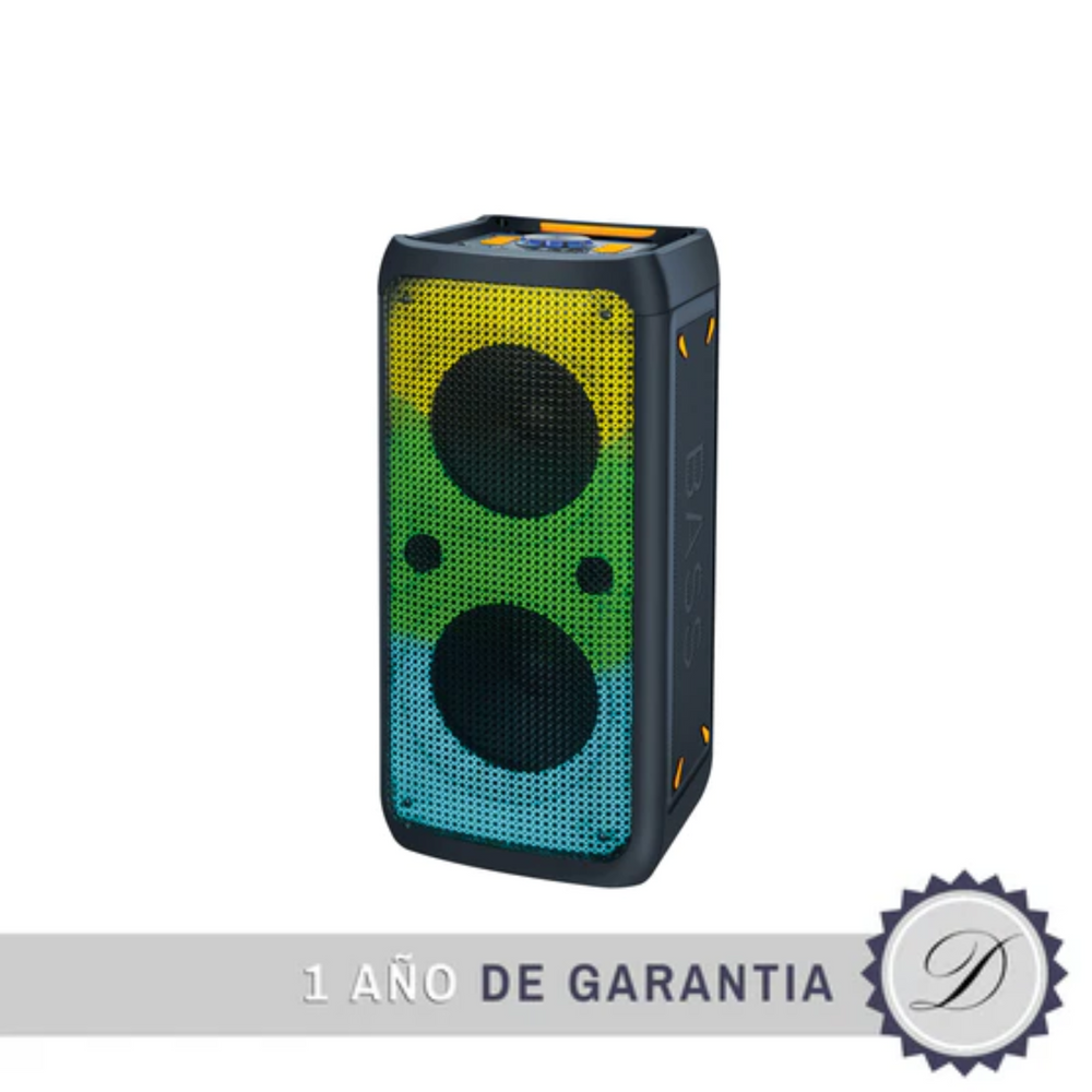 Altavoz Bluetooth® portátil de 2x 8” con verdadera tecnología inalámbrica