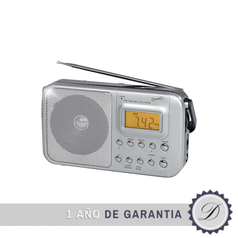Radio de 4 bandas AM / FM / SW1-2 PLL